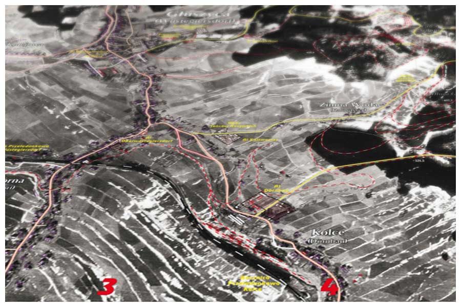 Góry Sowie fotomapa podziemne kompleksy RIESE