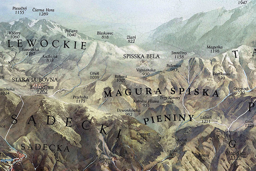 Panorama Map of Małopolskie